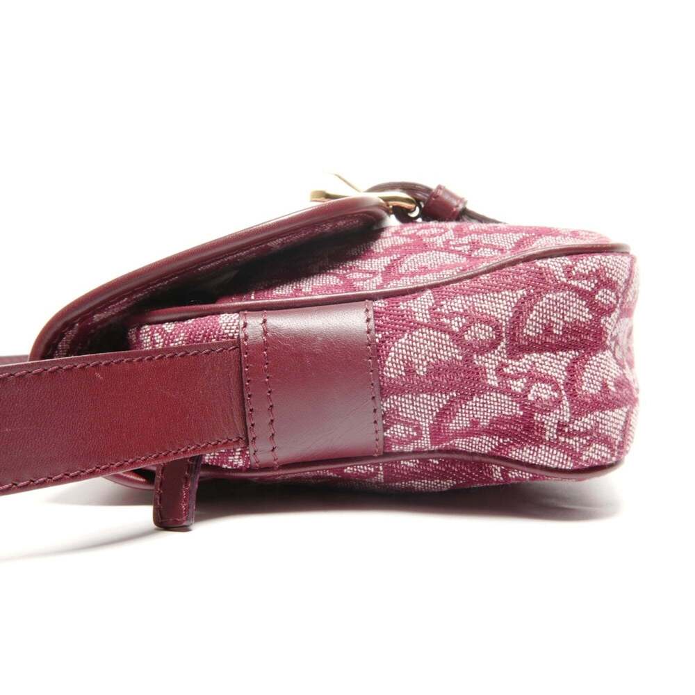 CHRISTIAN DIOR Red Canvas Trotter Shoulder Bag - Picture 3 of 12